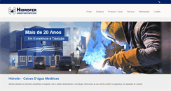 Desktop Screenshot of hidrofer.com.br
